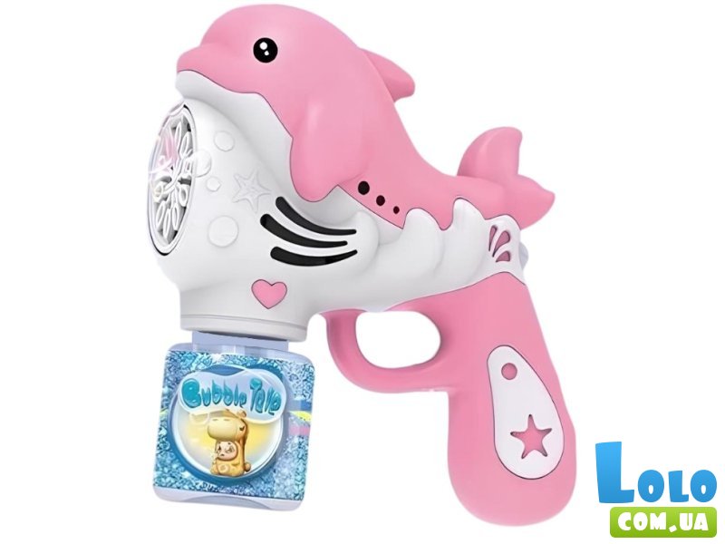 Пистолет с мыльными пузырями Дельфинчик (в ассортименте)