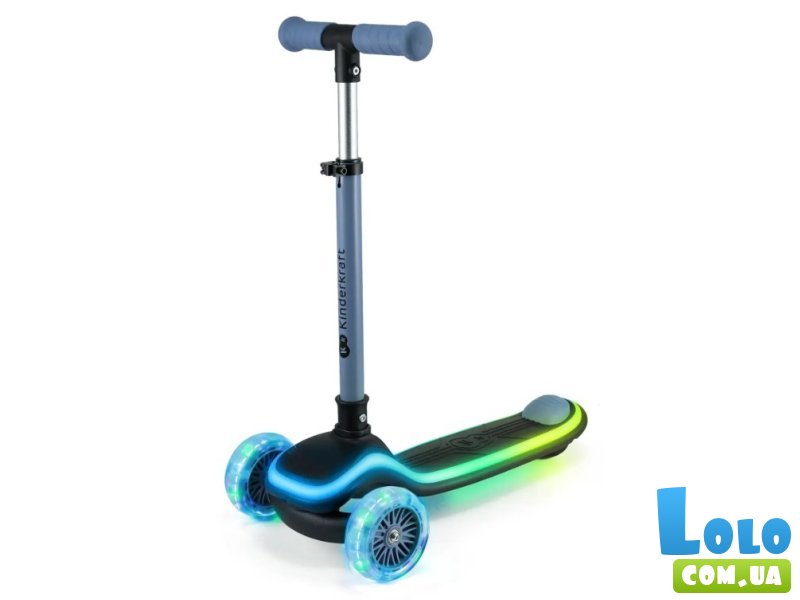Самокат трехколесный Raket, Kinderkraft (blue)