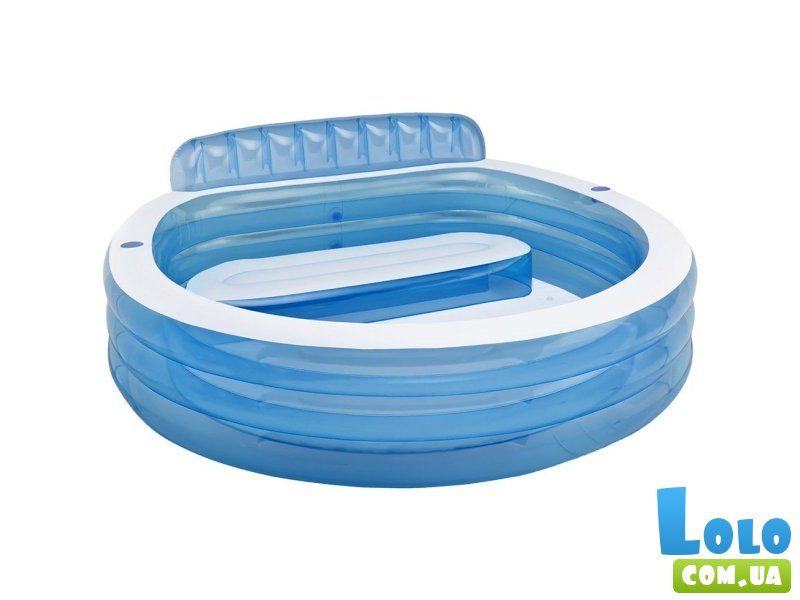Надувной бассейн с сиденьем, Intex