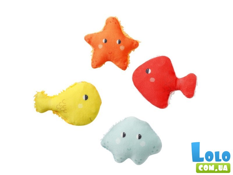 Развивающая игрушка для воды Лягушка с морскими обитателями