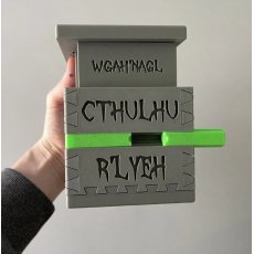 Головоломка Квест-куб Ктулху открытый, Skillenge