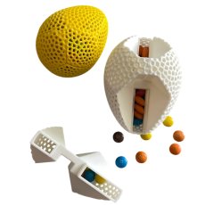 Головоломка Драконье яйцо для конфет, Skillenge (желтое)