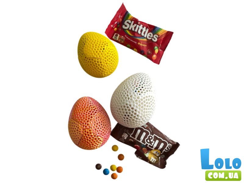 Головоломка Драконье яйцо для конфет, Skillenge (золото-розовое)