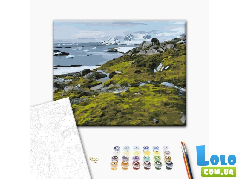 Картина по номерам Зеленая Антарктика ©Дмитрий Мартыненко, Brushme (40х50 см)