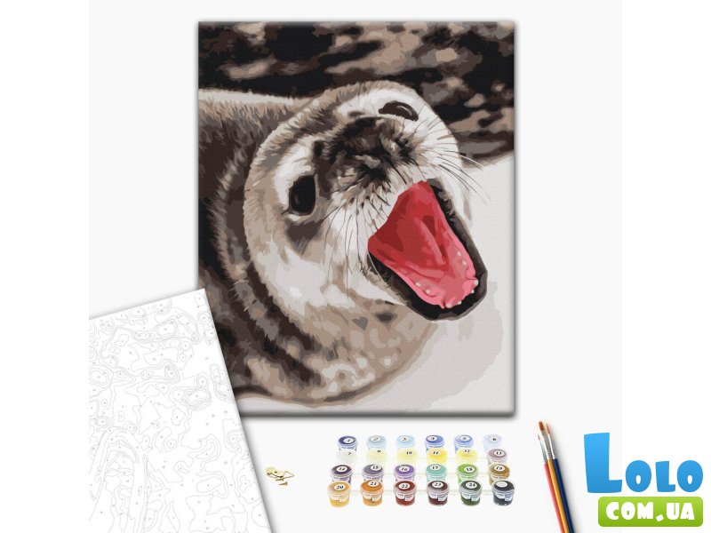 Картина по номерам Тюленьи зевоты ©Анна Соина, Brushme (40х50 см)