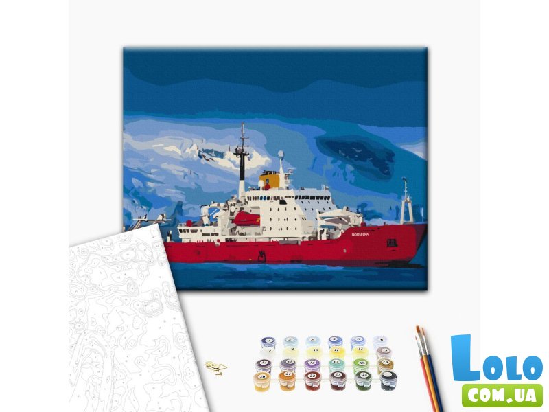 Картина по номерам Красавица Ноосфера в Антарктике ©Сергей Глотов, Brushme