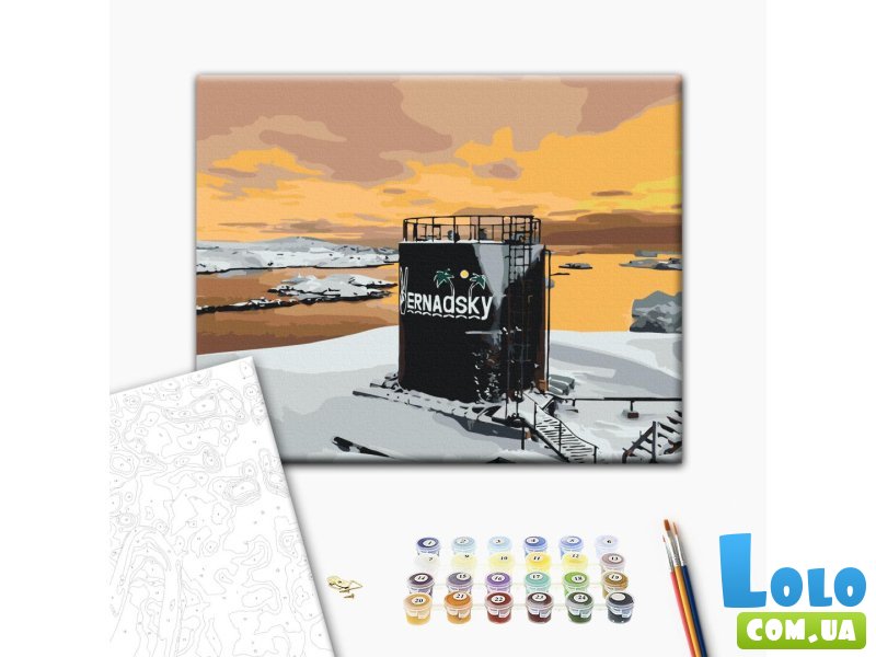 Картина по номерам Ледяной рассвет ©Ян Бахмат, Brushme (40х50 см)