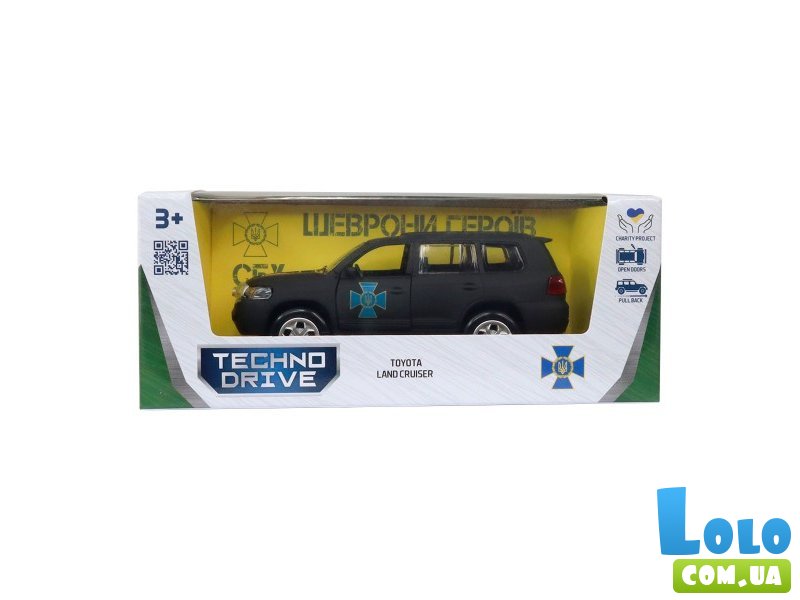 Машина металлическая Шевроны Героев Toyota Land Cruiser ЦСО Альфа