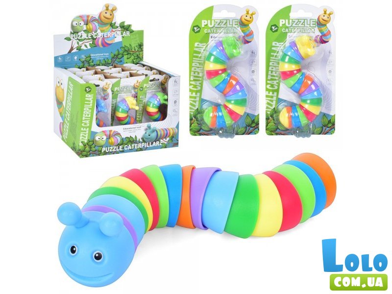 Развивающая игрушка Гусеница (в ассортименте)