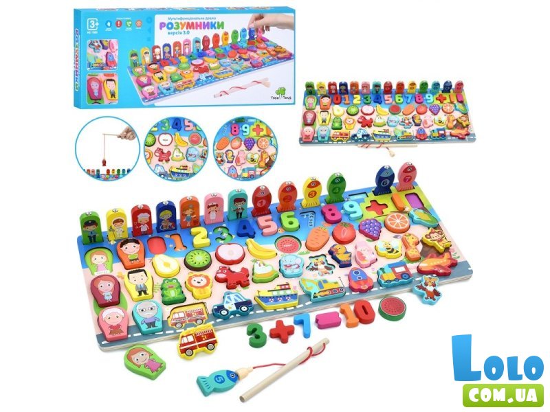 Деревянная игрушка Многофункциональная доска