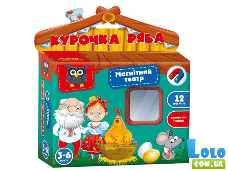 Набор магнитов Курочка Ряба, Vladi Toys (укр.)