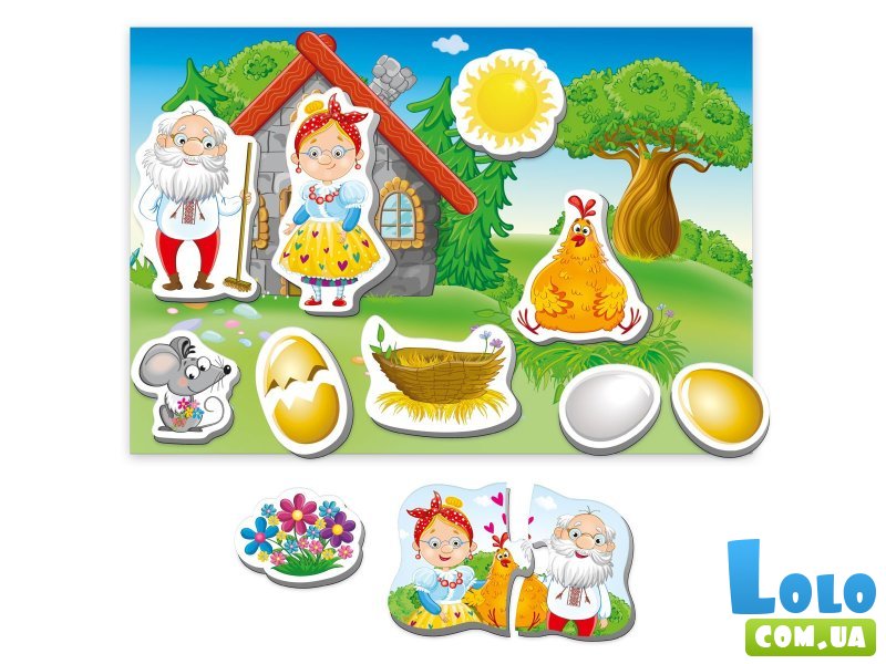 Набор магнитов Курочка Ряба, Vladi Toys (укр.)