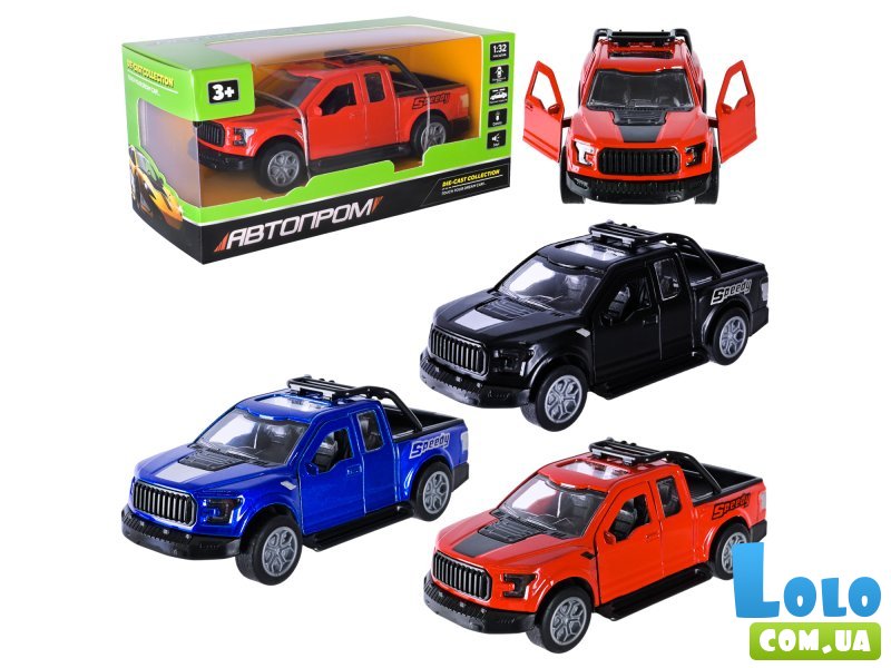 Машина металлическая Внедорожник, Автопром (в ассортименте)