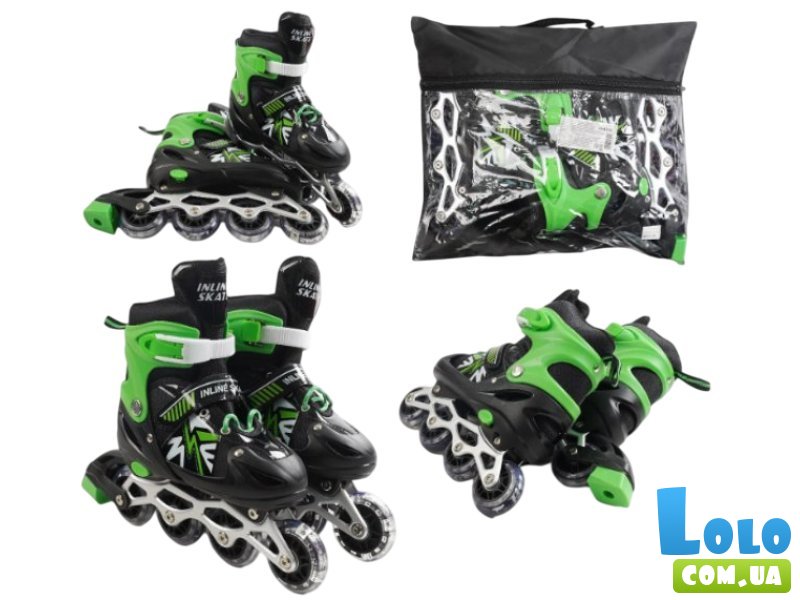 Детские ролики Best Roller, M (34-38), зеленые