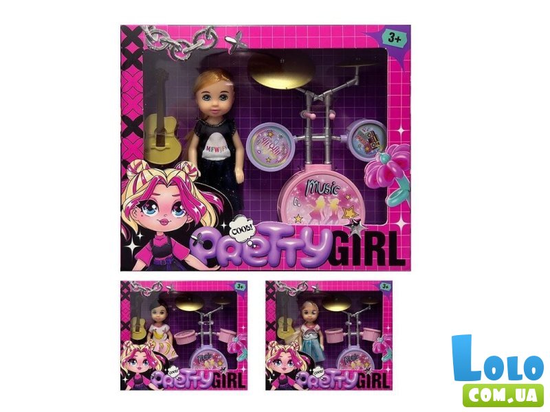 Кукла с музыкальными инструментами (в ассортименте)