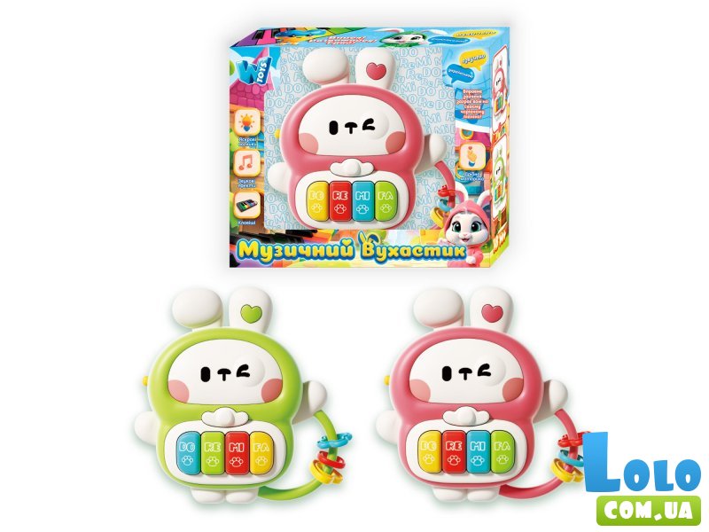 Пианино Музыкальный ушастик, WToys (в ассортименте)