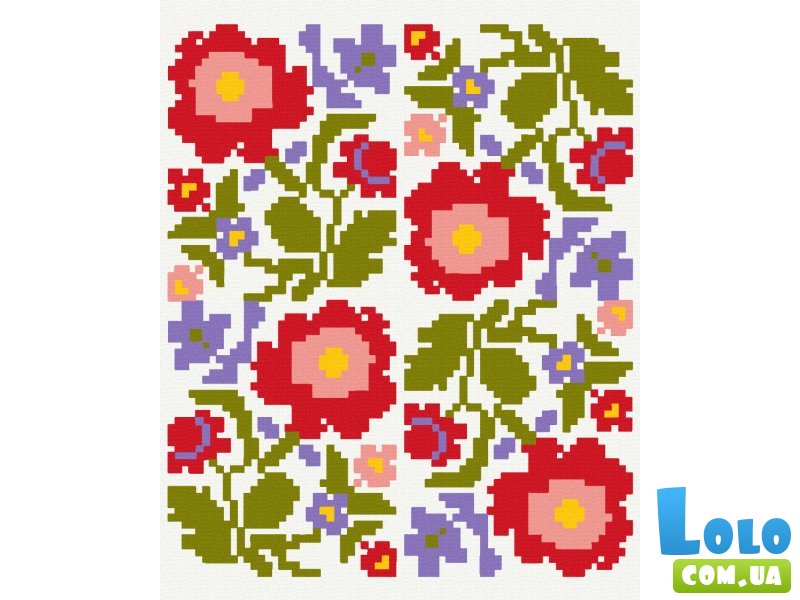 Картина по номерам Краски вышивки, Brushme (40х50 см)