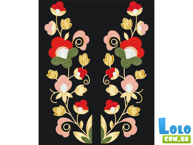 Картина по номерам Цветочная симфония, Brushme (40х50 см)