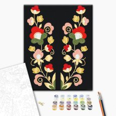 Картина по номерам Цветочная симфония, Brushme (40х50 см)