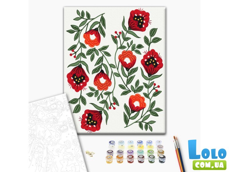 Картина по номерам Сад в расцвете, Brushme (40х50 см)