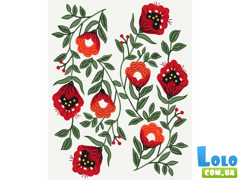 Картина по номерам Сад в расцвете, Brushme (40х50 см)