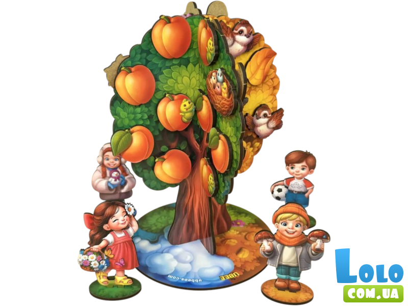 Развивающая игра на липучках Времена года, Ubee