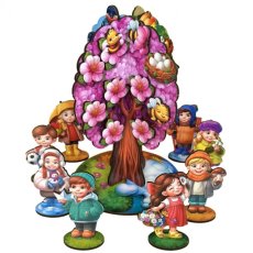 Развивающая игра на липучках Времена года, Ubee