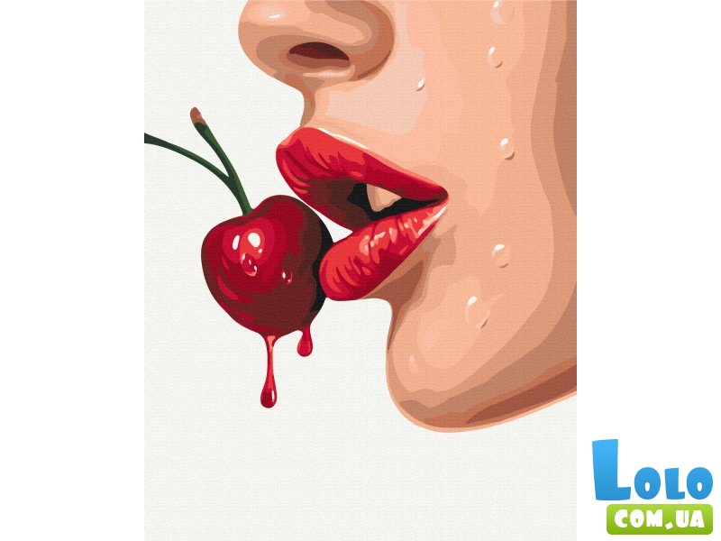 Картина по номерам Соблазнительный красный, Brushme (40х50 см)