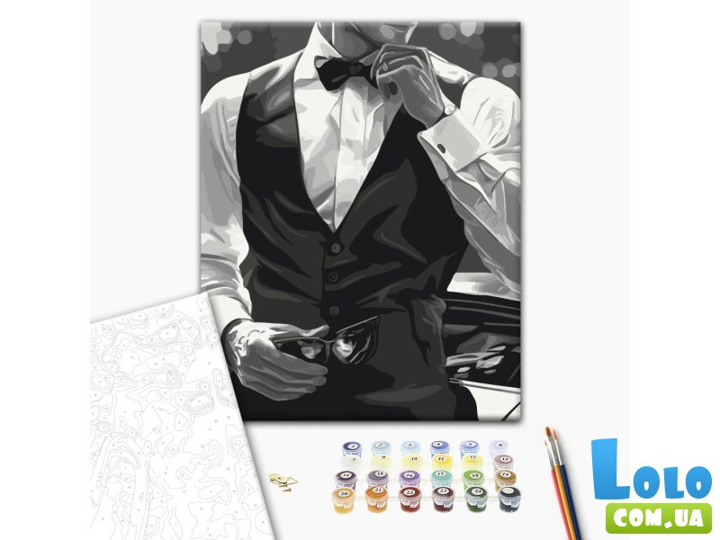 Картина по номерам Стильный джентльмен, Brushme (40х50 см)