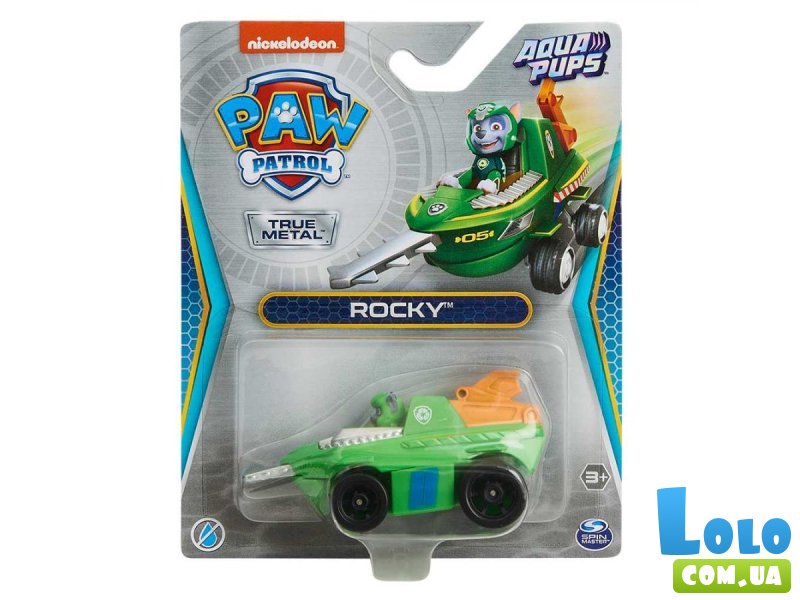 Металлический спасательный автомобиль с фигуркой Рокки, Spin Master