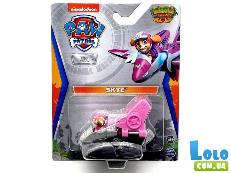 Металлический спасательный автомобиль с фигуркой Скай, Spin Master