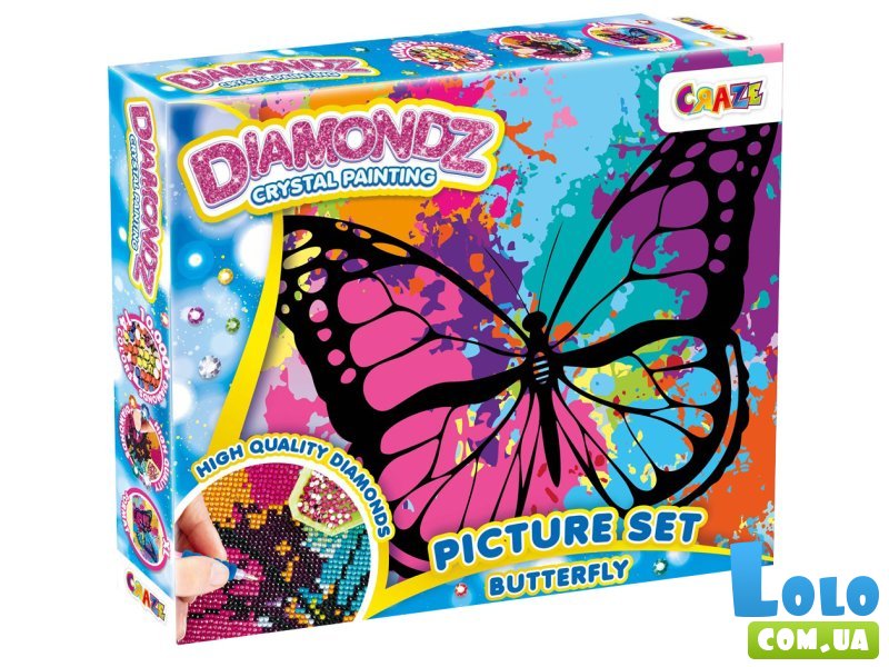 Набор для создания картины Бабочка, Craze