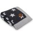 Вязаный плед Stars, Ceba Baby (grey)