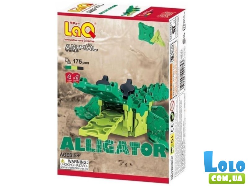Конструктор Крокодил, LAQ (701015), 175 дет.