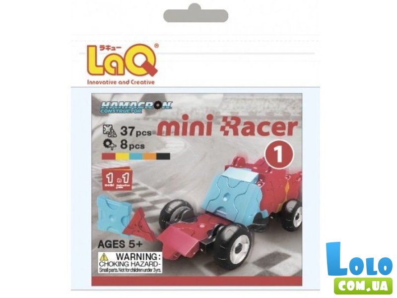 Конструктор Мини гоночный автомобиль, LAQ (150554), 45 дет.