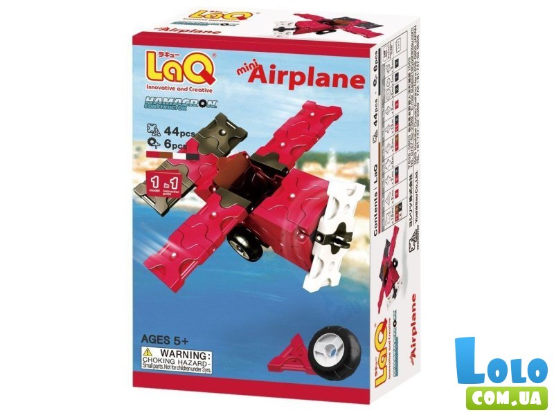Конструктор Мини самолет, LAQ (150622), 50 дет.