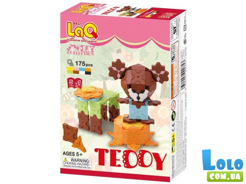 Конструктор Домик Тедди, LAQ (703101), 175 дет.