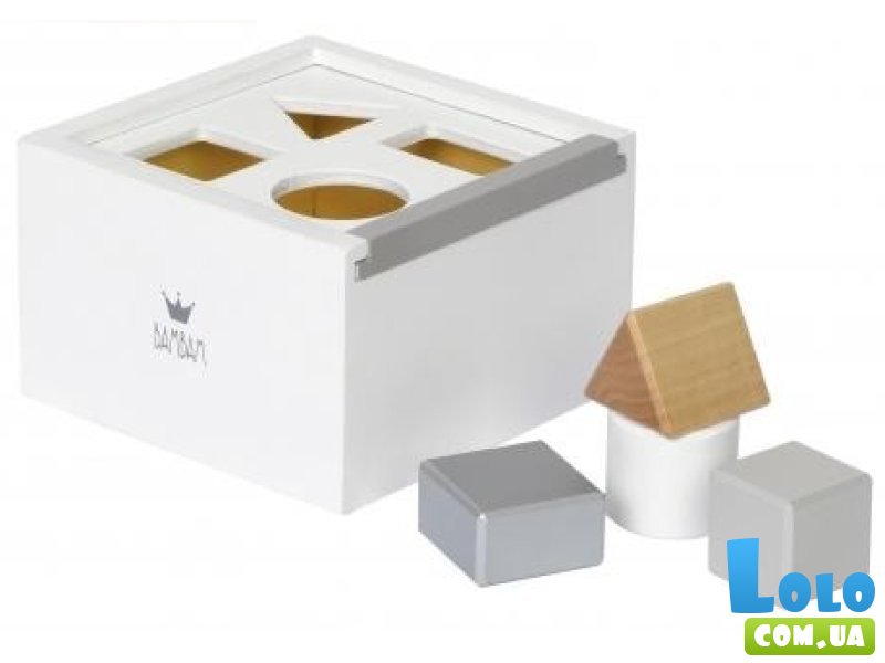 Игрушка-сортер деревянный Геометрические фигуры, BamBam