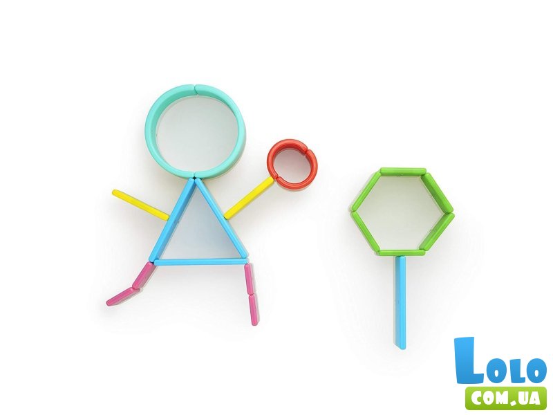 Конструктор магнитный Азбука, Kid O (10454), 20 дет.