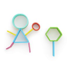 Конструктор магнитный Азбука, Kid O (10454), 20 дет.