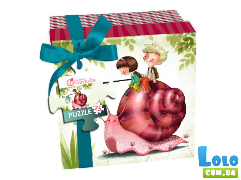 Картонный пазл Улитка, Avenue Mandarin, 25 эл.