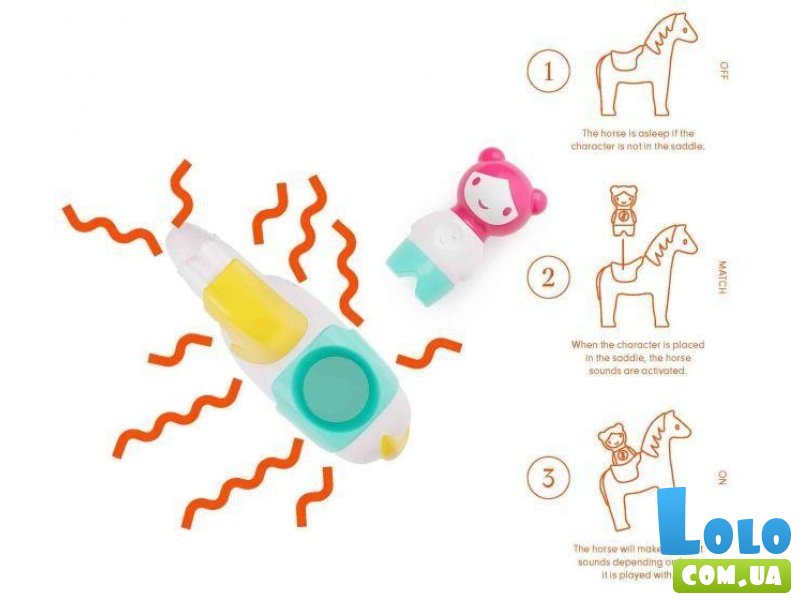 Интерактивная игрушка Лошадь и девочка, Kid O