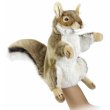 Мягкая игрушка на руку Рыжая белка, Hansa, 28 см