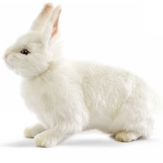 Мягкая игрушка Снежный кролик, Hansa, 30 см