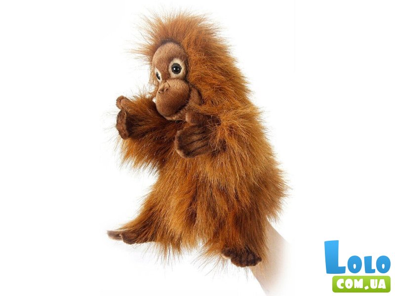 Мягкая игрушка на руку Малыш орангутанг, Hansa, 25 см