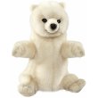 Мягкая игрушка на руку Полярный медведь, Hansa, 31 см