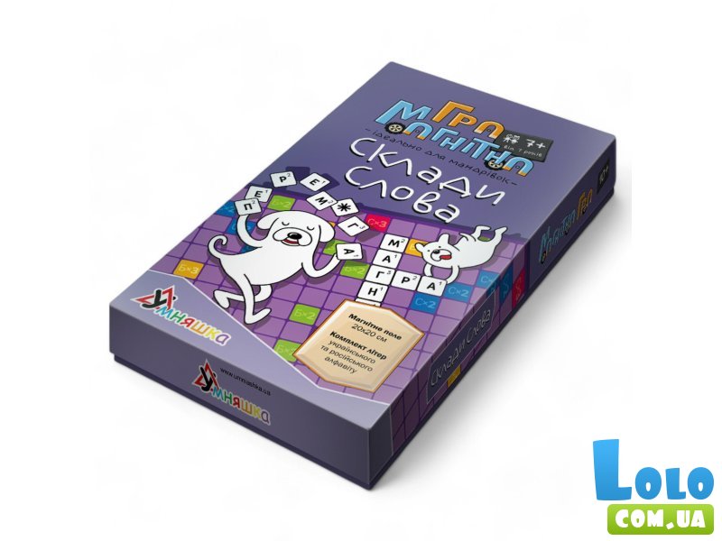 Настольная магнитная игра Составь слова, Умняшка