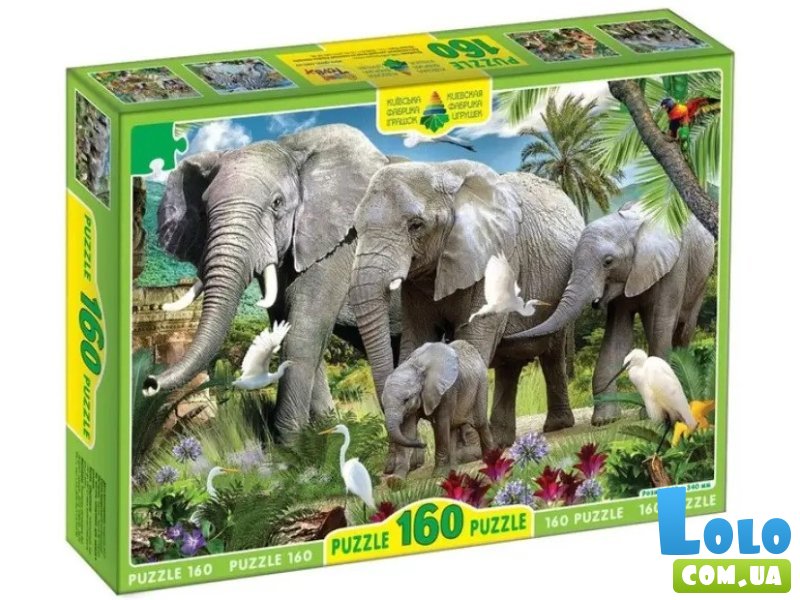 Пазлы Слоны, Енергія плюс, 160 эл.