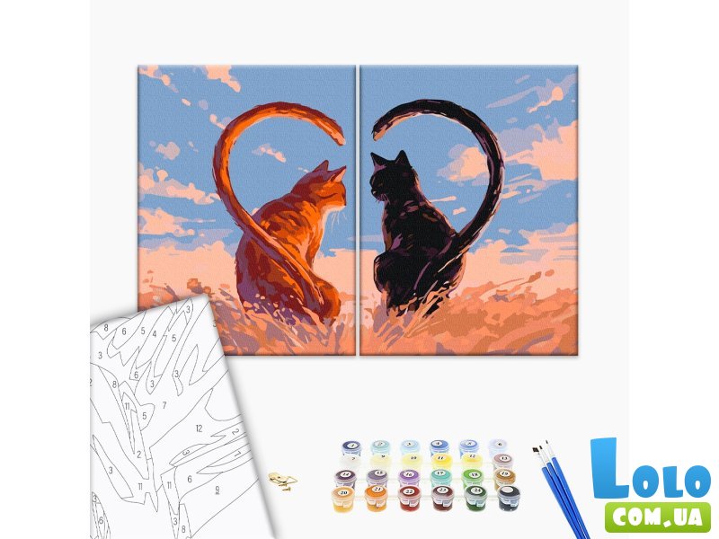 Картина по номерам Моя половинка, Brushme (30х40 см)