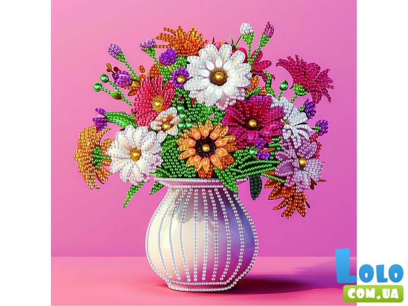 Алмазная мозаика Букет для настроения, Brushme (25х25 см)